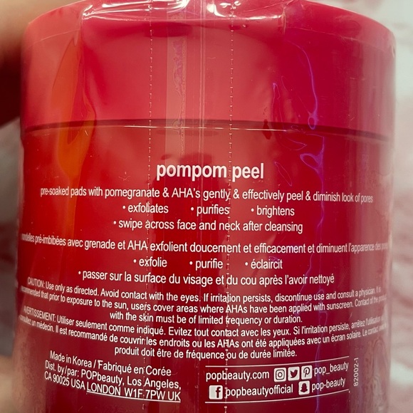 POP BEAUTY POMPOM PEEL - Picture 2 of 2